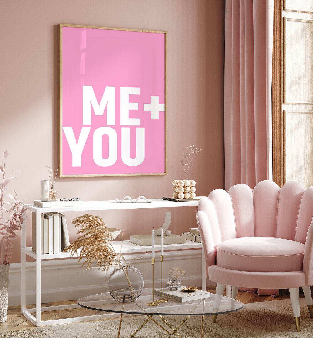 Transform your space with ME & YOU Quotes & Typography Posters by Athene Fritsch, bringing inspiration and positivity.