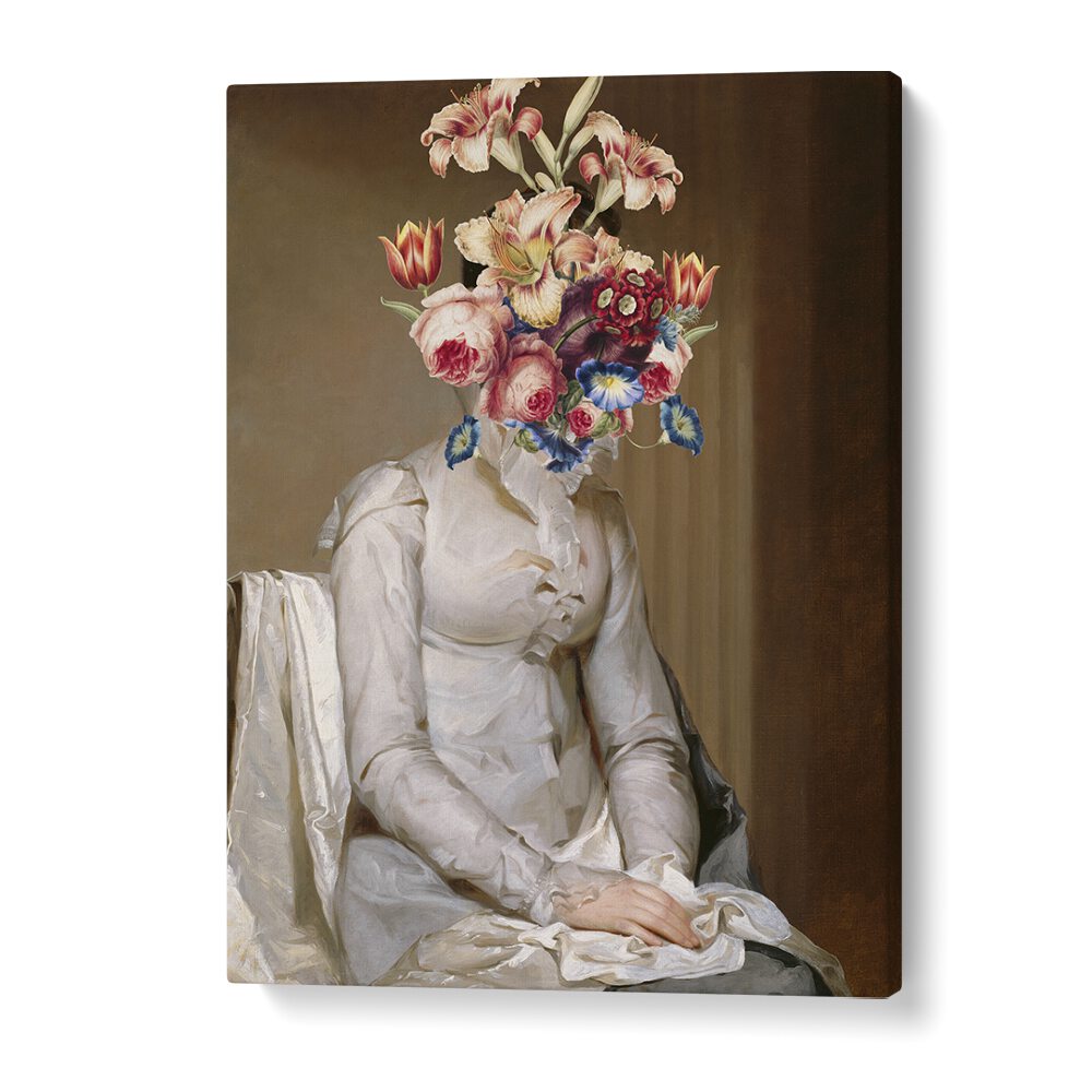 Beautifully crafted "Meet Me in the Garden, Altered Art Prints" by The Art Concept enhances any space with unique creativity.