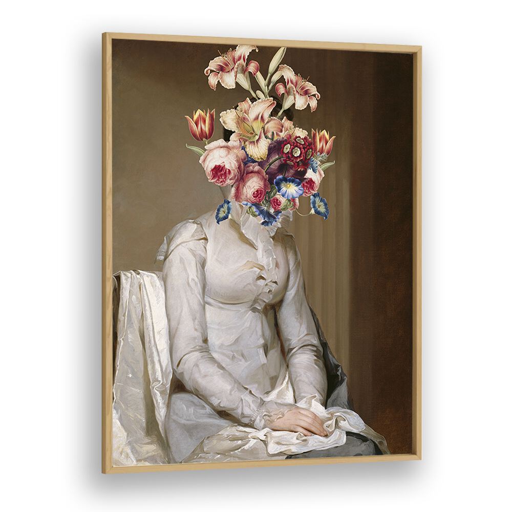 Transform your space with "Meet Me in the Garden, Altered Art Prints" beautifully framed by The Art Concept.