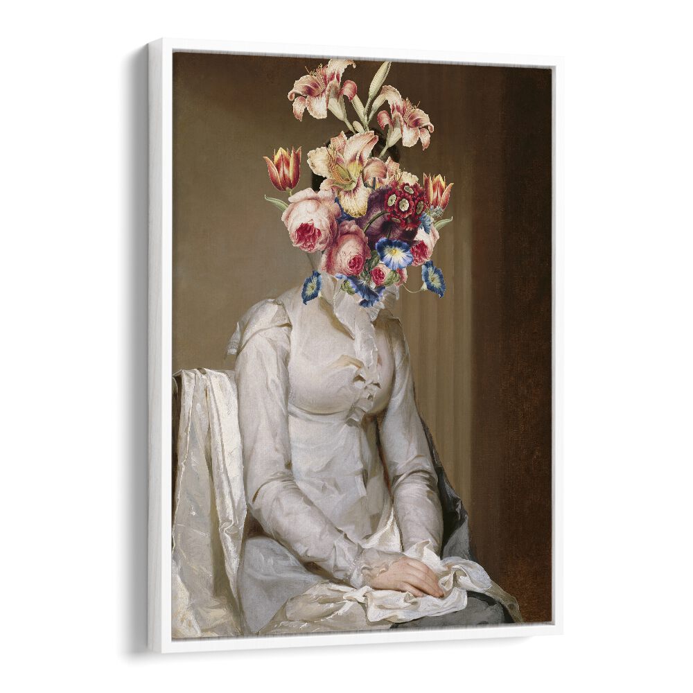 Explore "MEET ME IN THE GARDEN, ALTERED ART PRINTS" framed art, a stunning addition from The Art Concept for your space.