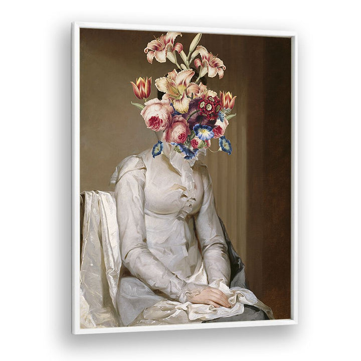 Exquisite "Meet Me in the Garden, Altered Art Prints" by The Art Concept, framed to transform your space beautifully.