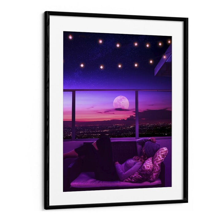 Relaxing scene featuring MELLOW OUT , SURREAL ART PRINTS by Ritvik Takkar, perfect for transforming any living space.
