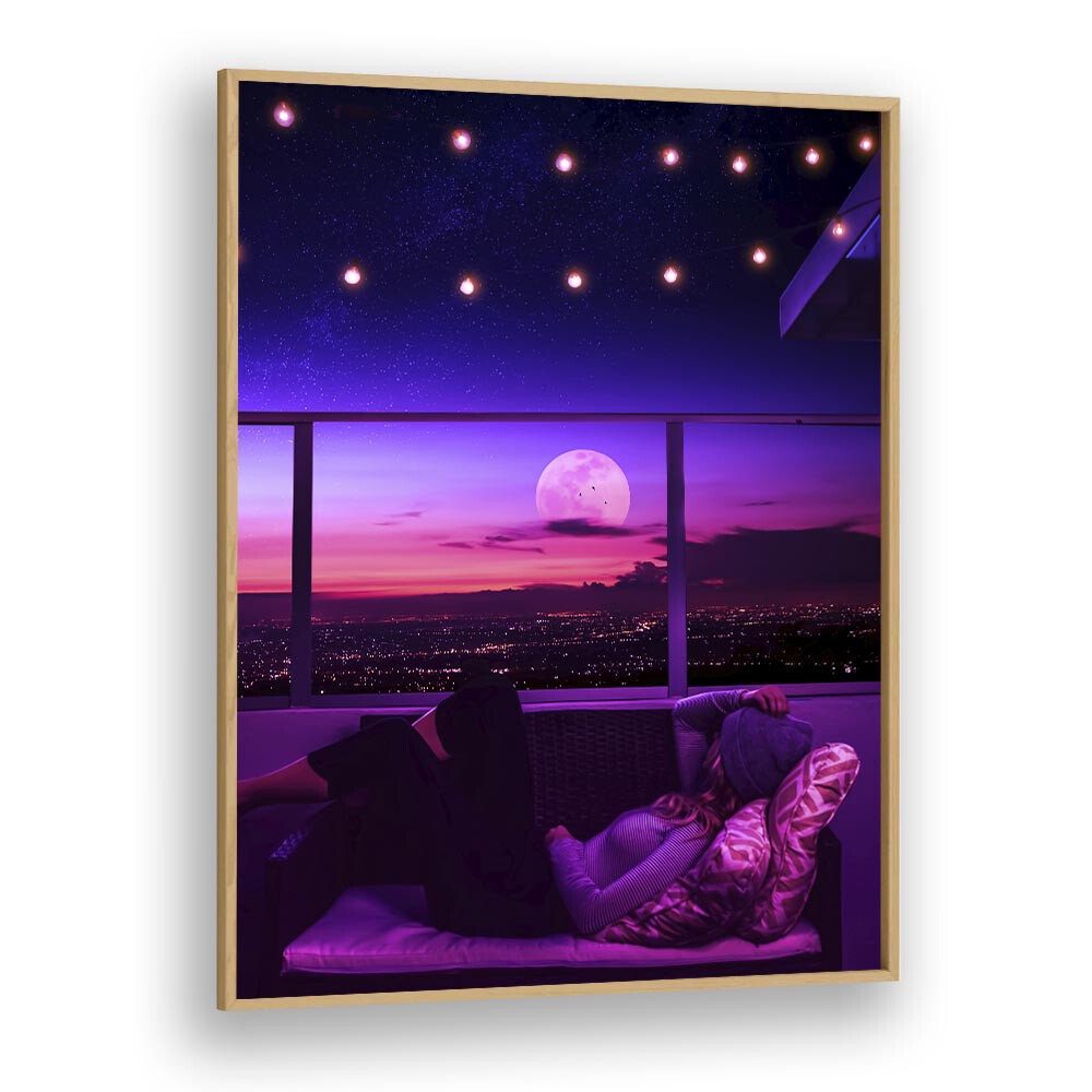 Relaxing scene featuring "MELLOW OUT, SURREAL ART PRINTS" by Ritvik Takkar, perfect for enhancing your living space.