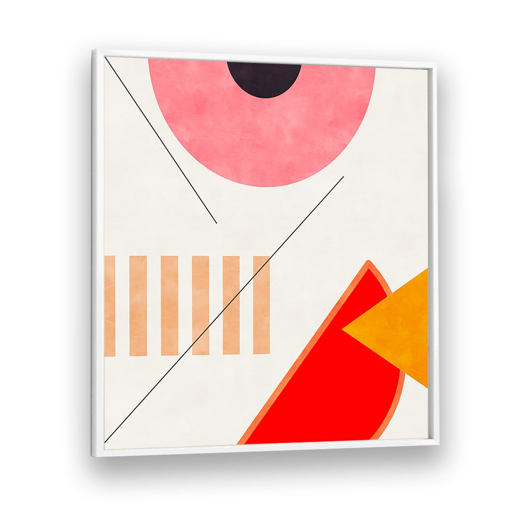 Vibrant MID BAUHAUS GEOMETRY II, ABSTRACT PAINTINGS by Ana Rut Bre, perfect for enhancing modern decor.