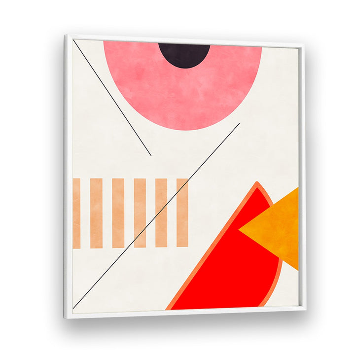 Vibrant MID BAUHAUS GEOMETRY II, ABSTRACT PAINTINGS by Ana Rut Bre, perfect for enhancing modern decor.