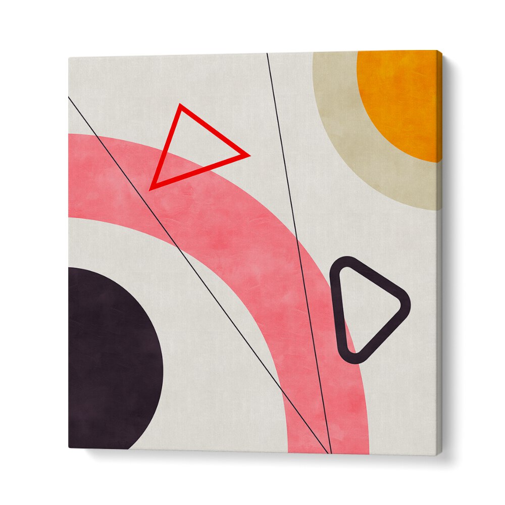 Explore the vibrant MID BAUHAUS GEOMETRY V, ABSTRACT PAINTINGS by Ana Rut Bre, perfect for modern art lovers.