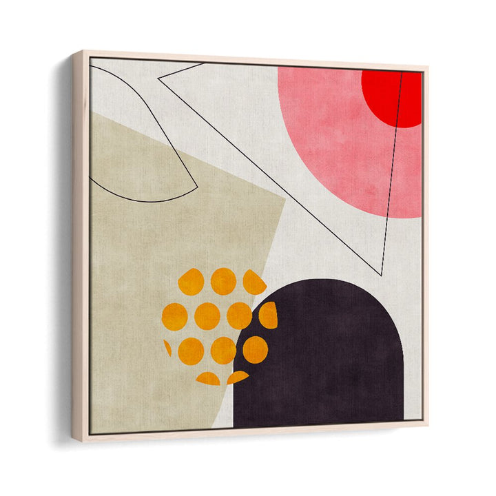 Colorful abstract shapes in Mid Bauhaus Geometry VIII Kopie by Ana Rut Bre, a standout in abstract paintings.