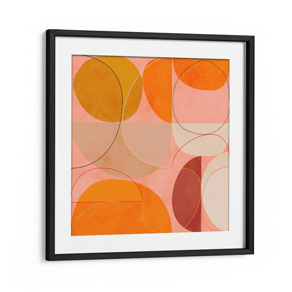 Transform your space with CURRY YELLOW BLUSH SPRING I, ABSTRACT PAINTINGS by Ana Rut Bre, showcasing vibrant, modern art.
