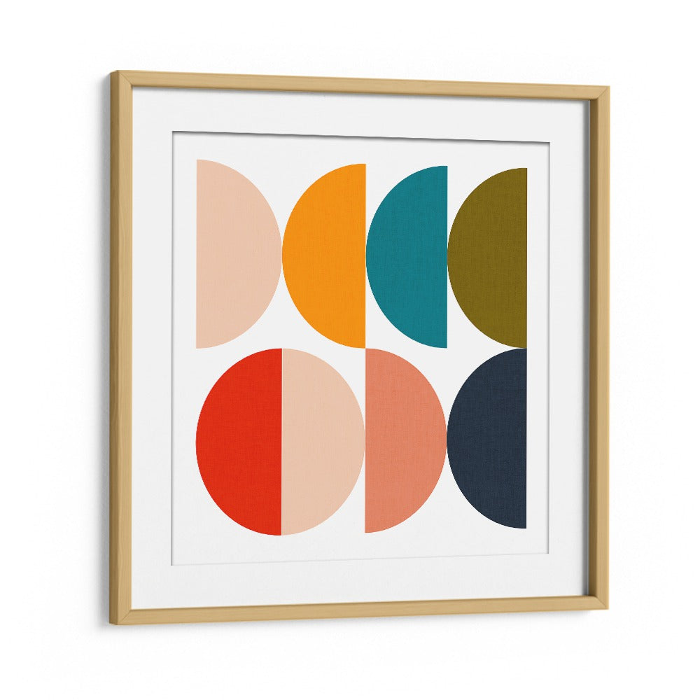 Bright and stylish GEOMETRIC COLOR PLAY art print by Ana Rut Bre, perfect for modern decor and GEOMETRIC ART PRINTS lovers.
