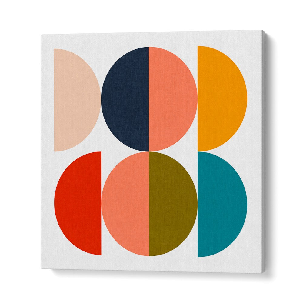 Vibrant GEOMETRIC COLOR PLAY I art print by Ana Rut Bre, perfect for modern decor and GEOMETRIC ART PRINTS enthusiasts.