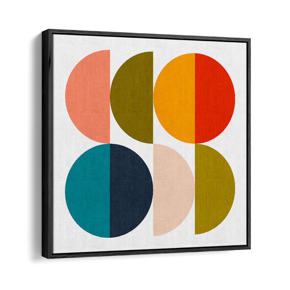 Bright and bold GEOMETRIC COLOR PLAY II art print by Ana Rut Bre, perfect for vibrant home or office decor. GEOMETRIC ART PRINTS.