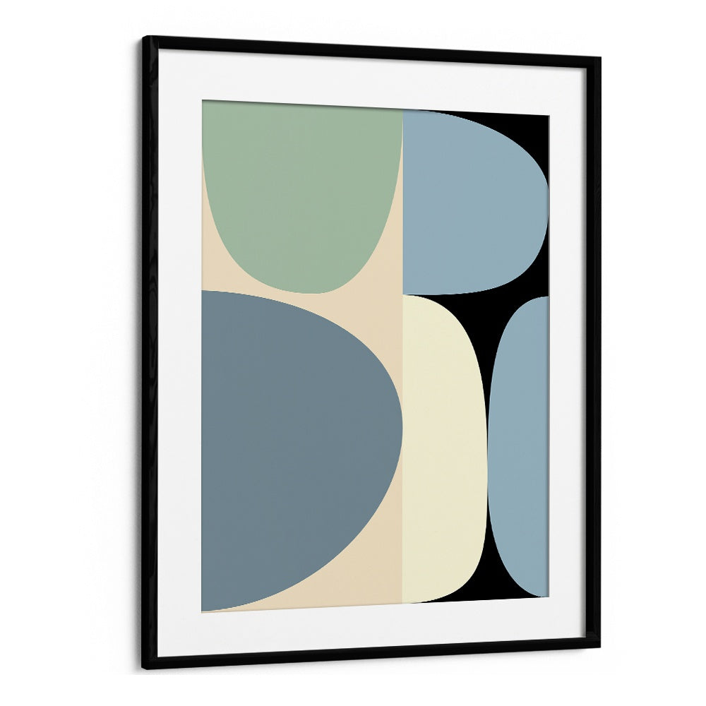 Stylish MID CENTURY PASTEL XVII , ABSTRACT PAINTINGS by Ana Rut Bre, perfect for modern home decor.