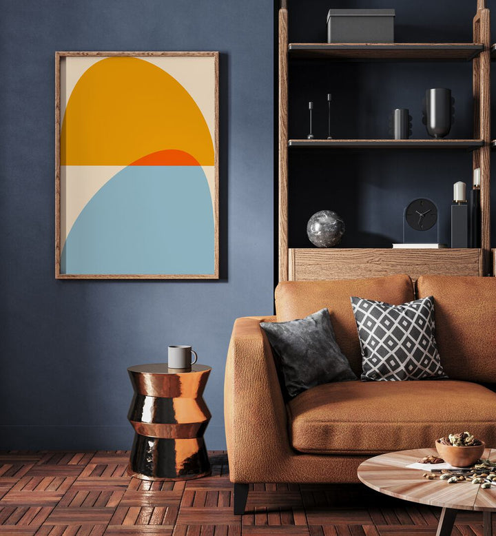 Transform your space with MID CENTURY PASTEL XVIII, ABSTRACT PAINTINGS by Ana Rut Bre, showcasing modern design elegance.