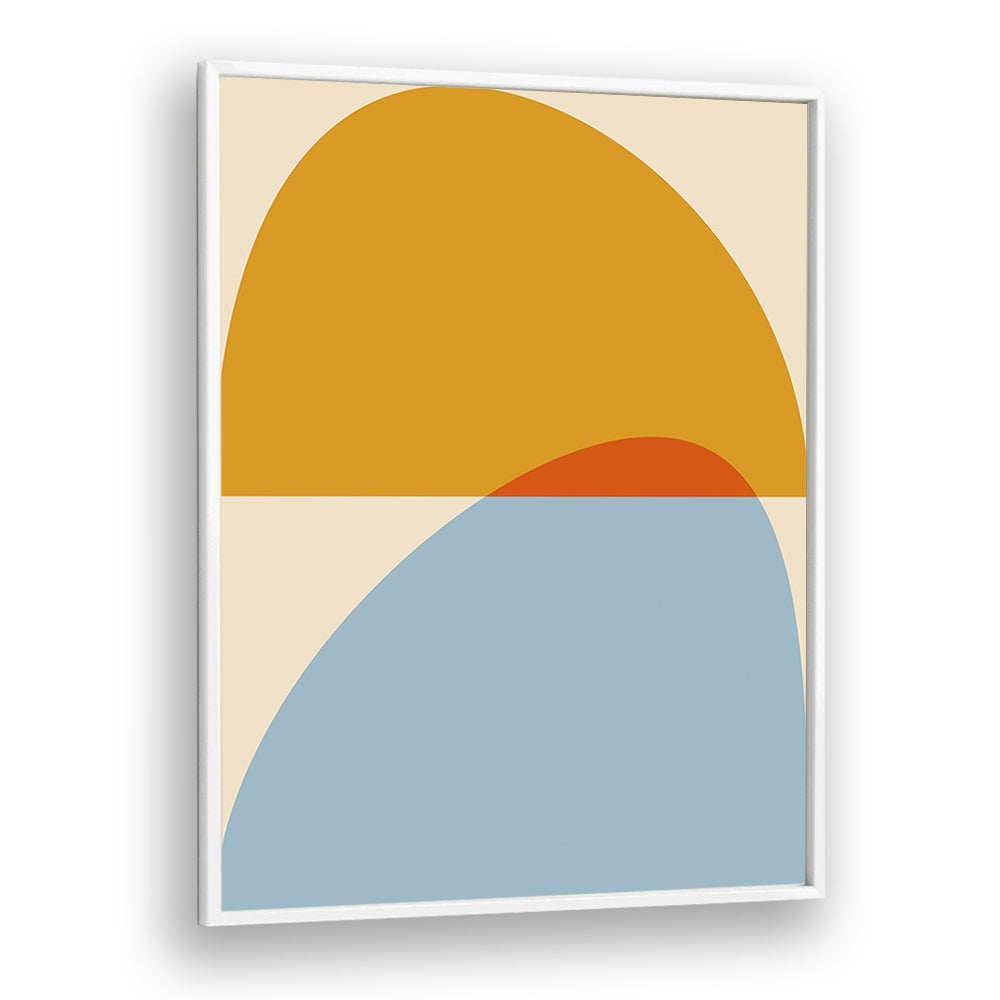 Bright abstract artwork, MID CENTURY PASTEL XVIII, enhances modern decor with vibrant colors by Ana Rut Bre.