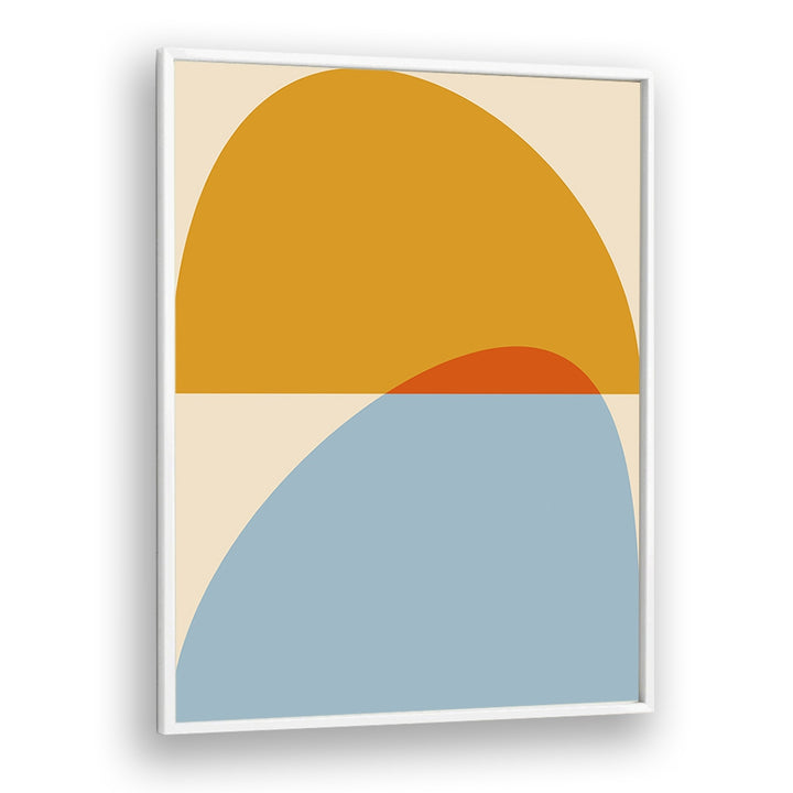 Bright abstract artwork, MID CENTURY PASTEL XVIII, enhances modern decor with vibrant colors by Ana Rut Bre.