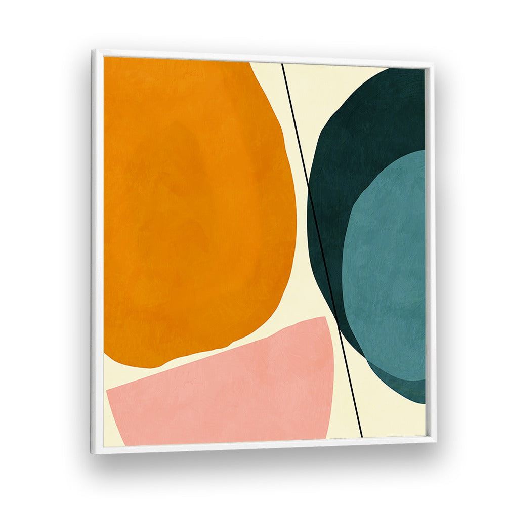 Vibrant colors and shapes in MID PAINTED KOPIE I, ABSTRACT PAINTINGS by Ana Rut Bre, perfect for modern decor.