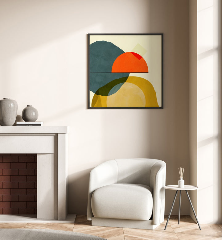 Experience the beauty of MID PAINTED KOPIE II, ABSTRACT PAINTINGS by Ana Rut Bre, enhancing any modern space.