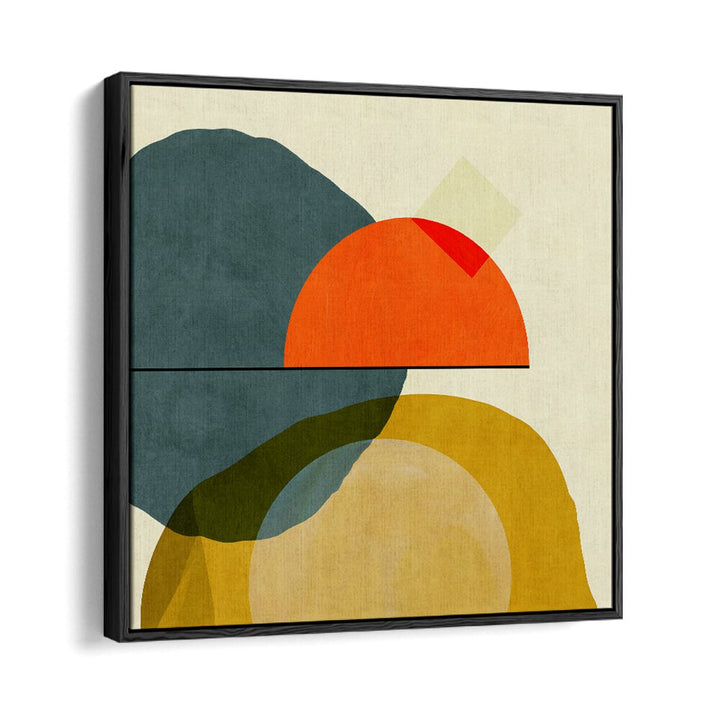 Vibrant MID PAINTED KOPIE II, ABSTRACT PAINTINGS by Ana Rut Bre, beautifully framed for modern décor elegance.
