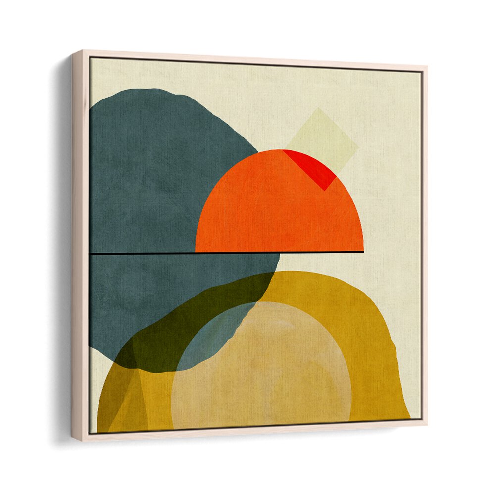 Colorful abstract shapes in the MID PAINTED KOPIE II, ABSTRACT PAINTINGS by Ana Rut Bre. Perfect for modern decor.