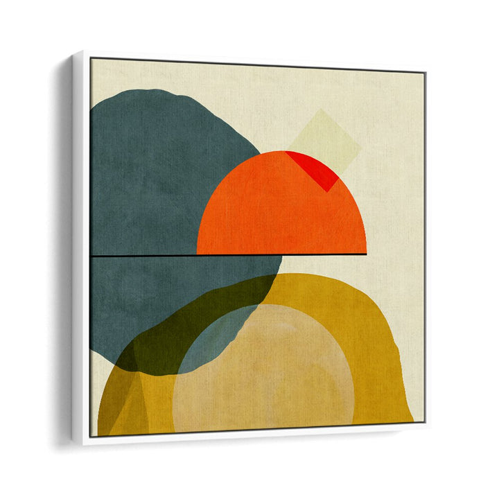 Abstract composition featuring vibrant colors in MID PAINTED KOPIE II, ABSTRACT PAINTINGS by Ana Rut Bre. Perfect for decor.