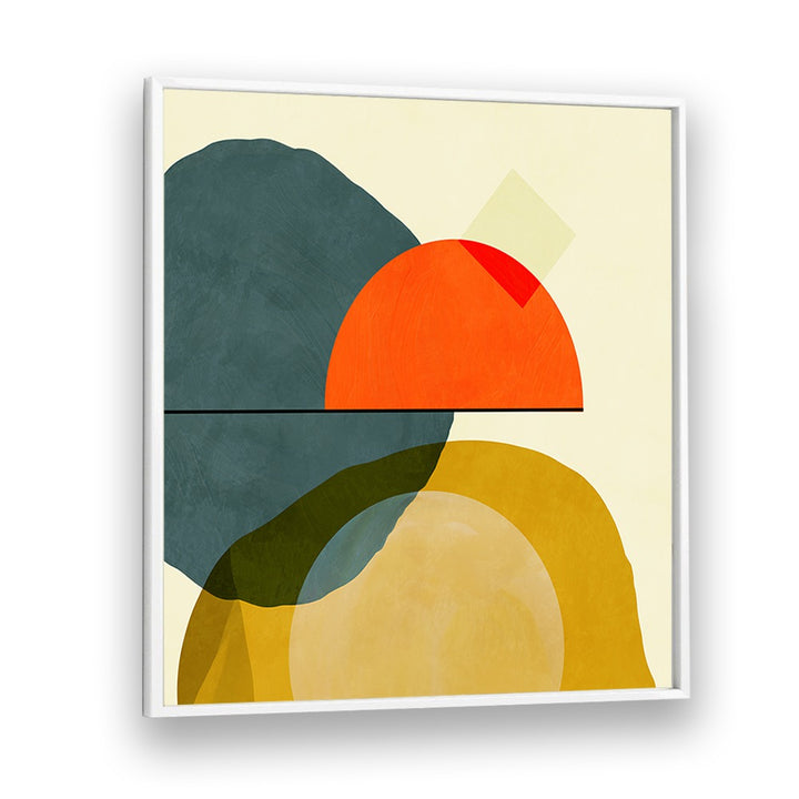 MID PAINTED KOPIE II, ABSTRACT PAINTINGS features vibrant colors and geometric shapes, enhancing modern art decor.