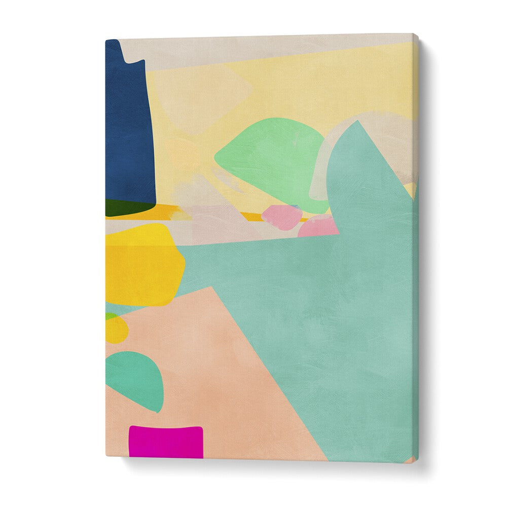 Colorful abstract design showcasing MINIMAL SHAPES, ABSTRACT PAINTINGS by Ana Rut Bre for modern art enthusiasts.