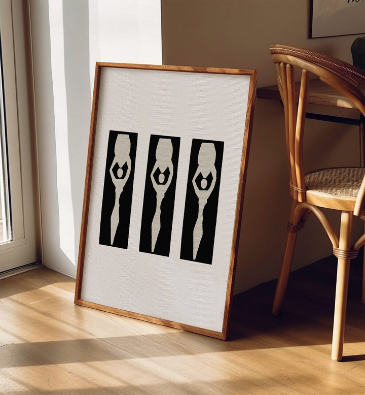 Elegant MINIMALIST GALLERY WALL art print set enhances any space, perfect for sophisticated GALLERY WALLS decor.