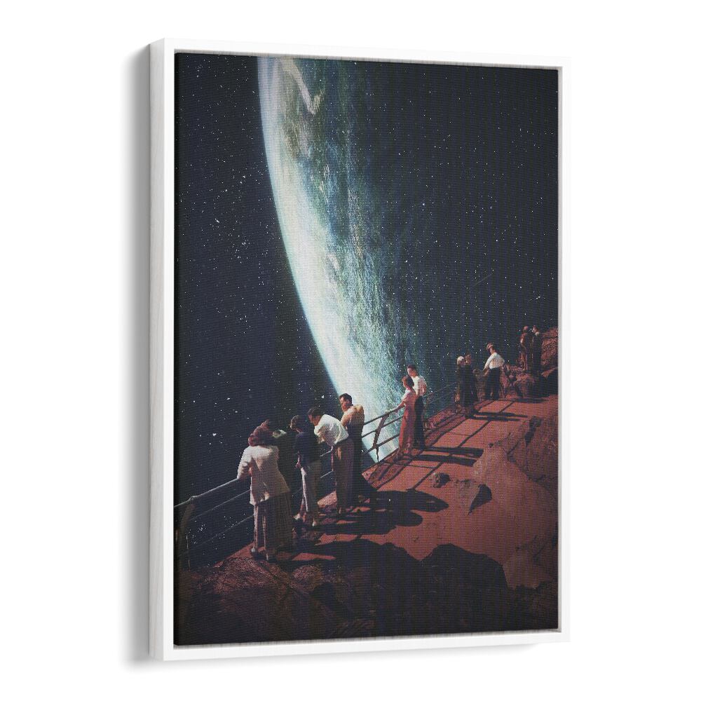 Surreal art print "Missing The Ones We Left Behind" captivates with dreamlike visions, celebrating MISSING THE ONES, FANTASY.