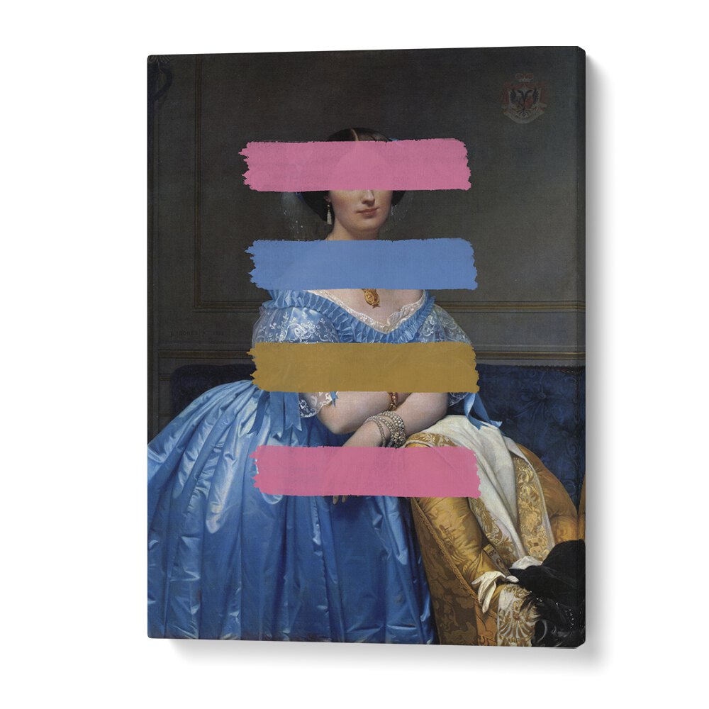 Elevate your decor with the MODERN MASTERPIECE, ALTERED ART PRINTS by The Art Concept on premium canvas.