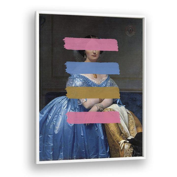 Transform your space with MODERN MASTERPIECE, ALTERED ART PRINTS by The Art Concept in a sleek white frame.