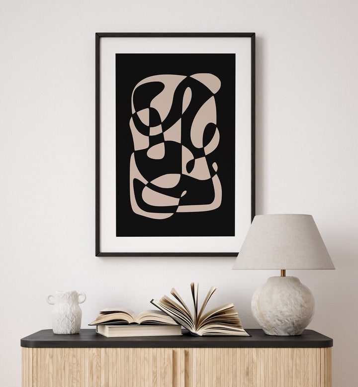 Stylish MONOCHROME NORDIC DREAMSCAPE, ABSTRACT PAINTINGS by Preayna enhance modern decor and elevate your space.