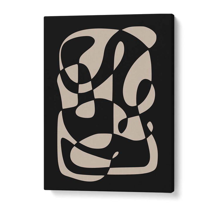 Monochrome Nordic Dreamscape, abstract paintings by Preayna showcase modern elegance and artistic brilliance for any space.