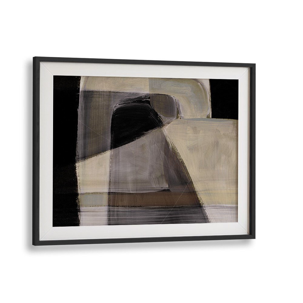 Elevate your space with MOODS, ABSTRACT PAINTINGS by Dan Hobday, showcasing modern elegance in a framed design.