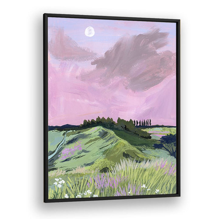 Stunning "Morning Calm" landscape painting by Sarah Gesek, perfect for adding serenity to your space.