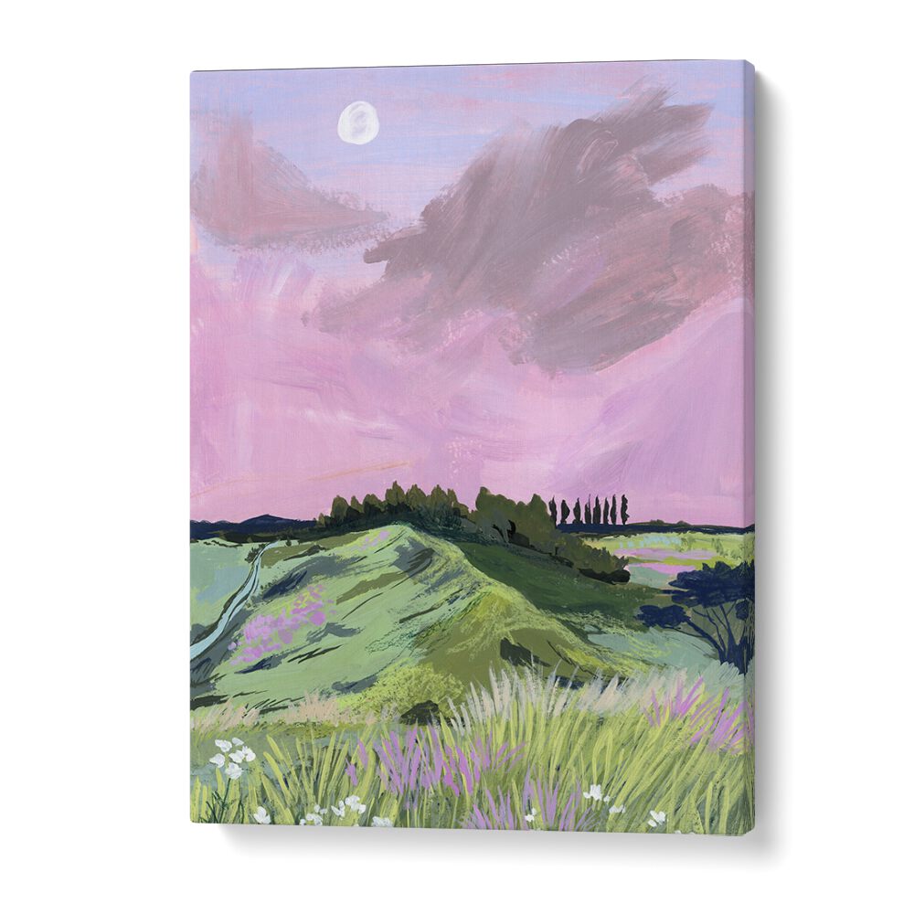 Captivating "Morning Calm" landscape painting by Sarah Gesek, bringing serenity to your home decor. Perfect for art lovers.