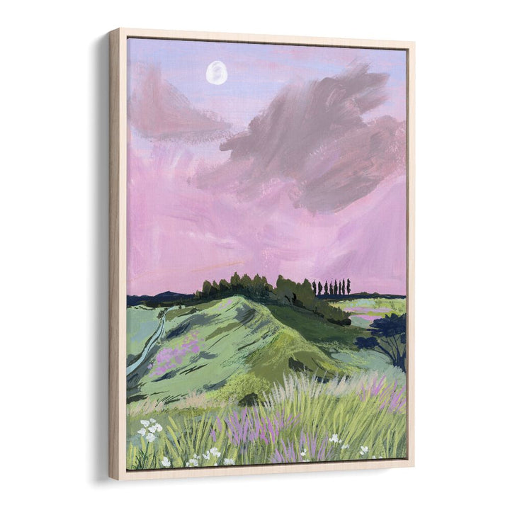 Serene "Morning Calm" landscape painting by Sarah Gesek, perfect for enhancing your space with tranquility.