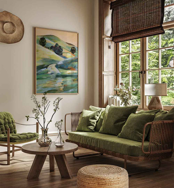 MORNING LIGHT , LANDSCAPE PAINTINGS