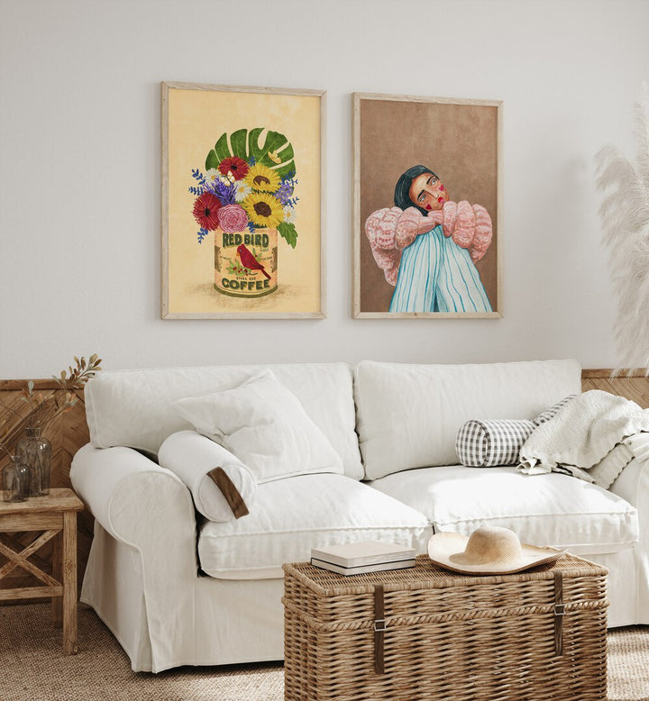 Add elegance to your space with the MUTED DRAMA SET, SET OF 2 PAINTINGS, featuring soft tones and abstract designs.