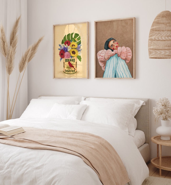 Enhance your space with the MUTED DRAMA SET, SET OF 2 PAINTINGS featuring elegant abstract designs and soft tones.