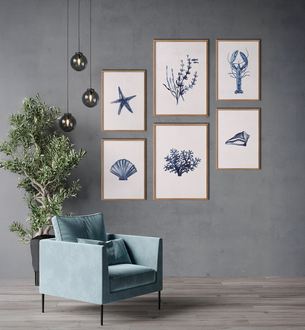 Transform your space with the Nautical Gallery Wall, featuring stunning maritime art for beautiful gallery walls.