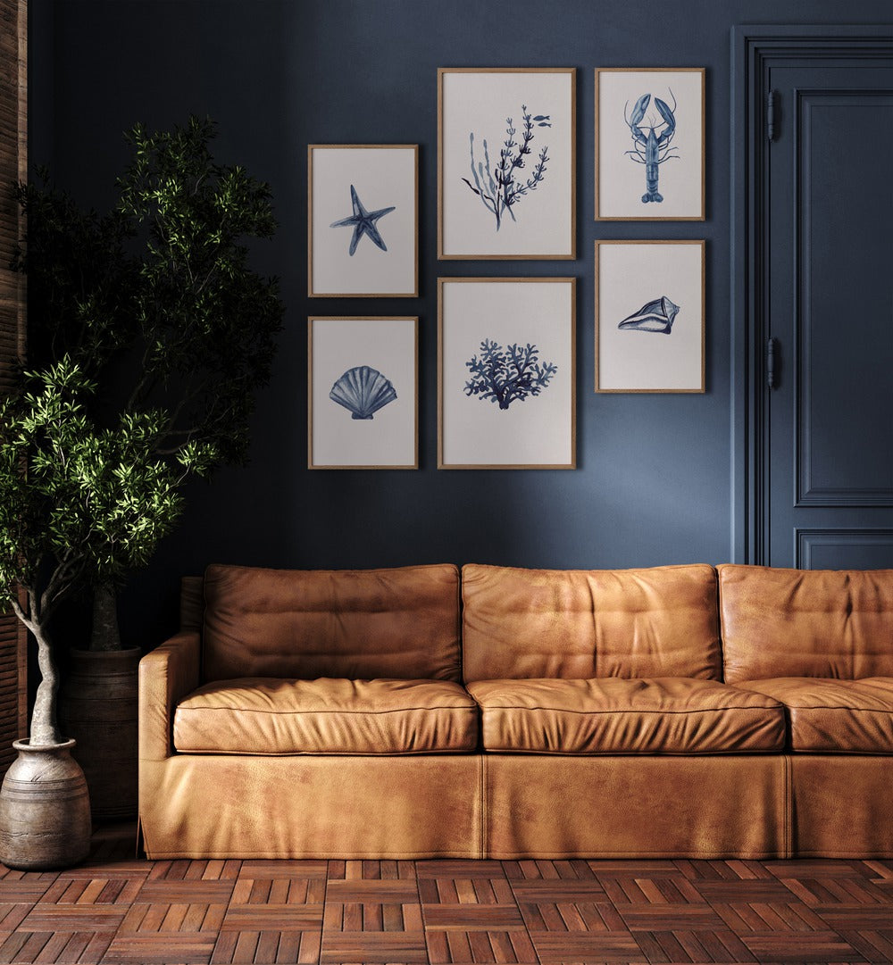Transform your space with the Nautical Gallery Wall, featuring stunning maritime art perfect for gallery walls.