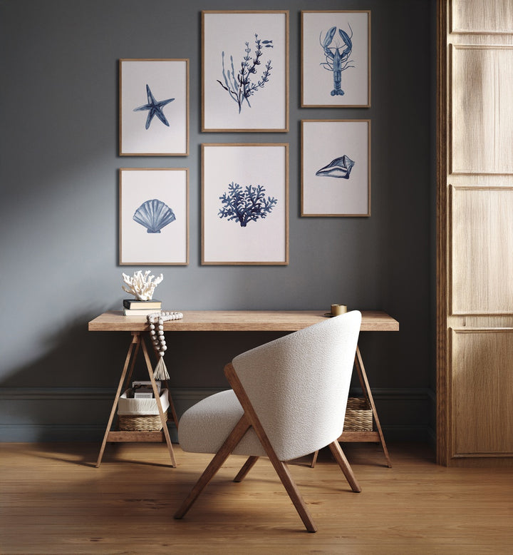 Transform your space with the Nautical Gallery Wall, featuring stunning maritime art for elegant gallery walls.