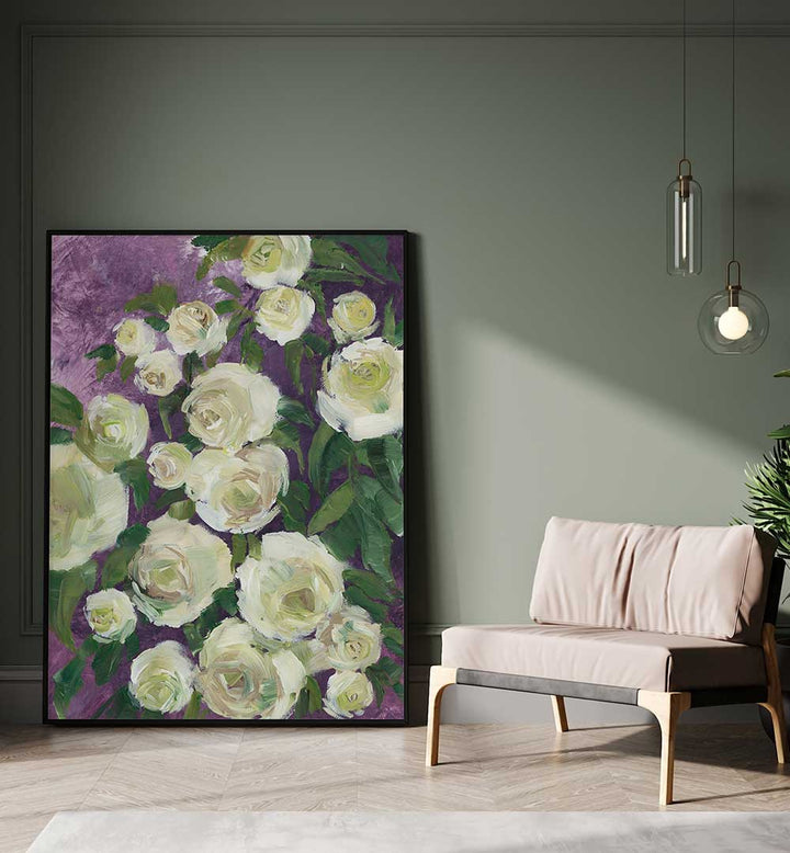 NORAY PAINTERLY ROSES , FLORAL FLOWER PAINTINGS