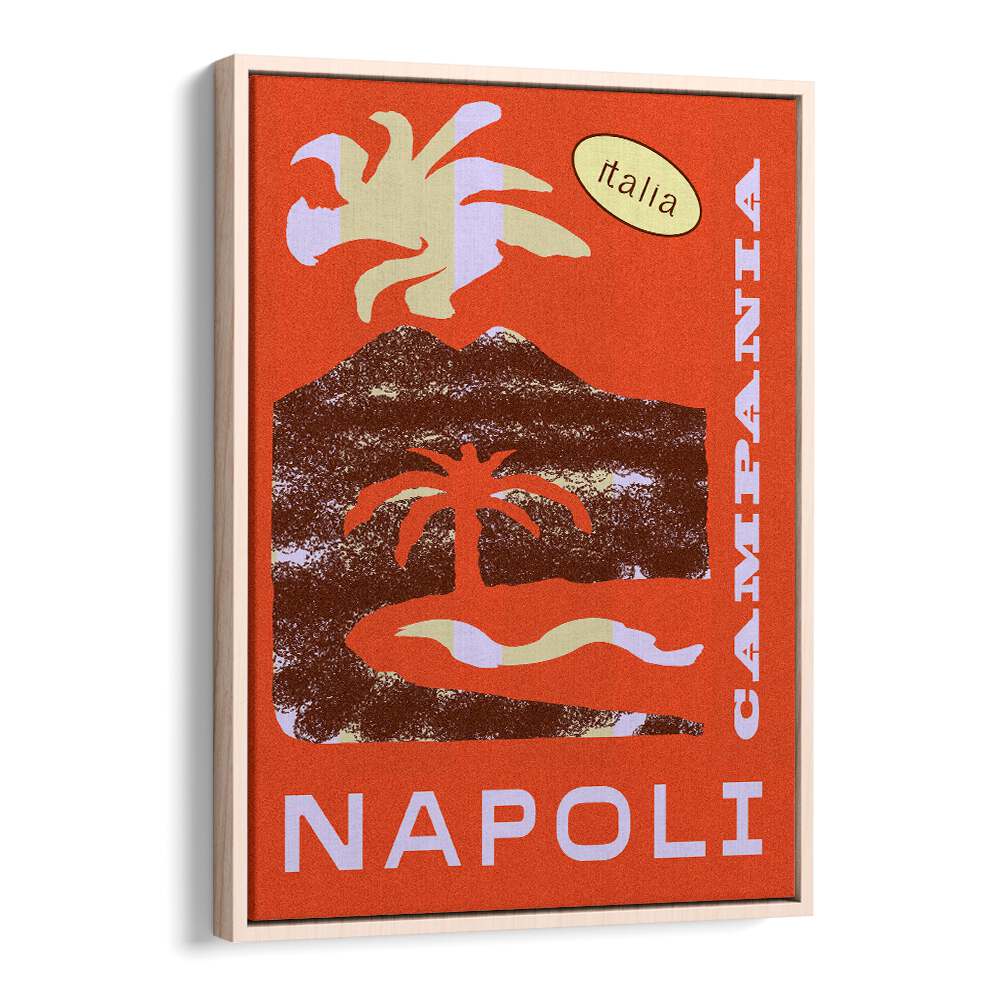 Transform your walls with NAPOLI, VINTAGE TRAVEL POSTERS, showcasing the charm of Italy's vibrant city.