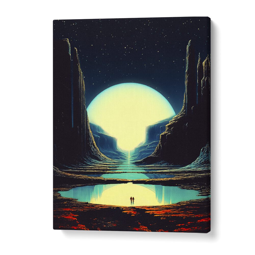 Stunning "Never Lost With You, Surreal Art Prints" on canvas, blending artistry and emotion, perfect for any space.