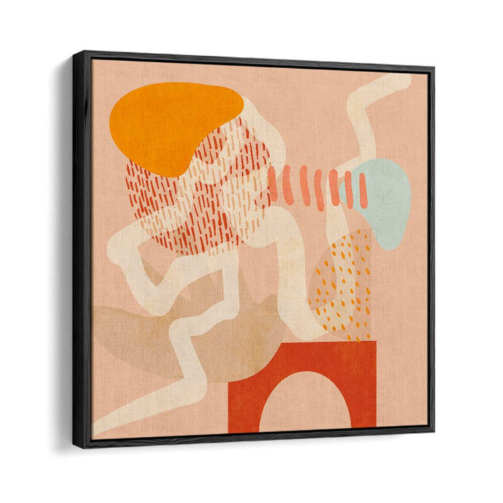 Explore vibrant forms in NEW SHAPES PLAY III, ABSTRACT PAINTINGS by Ana Rut Bre, perfect for modern decor.