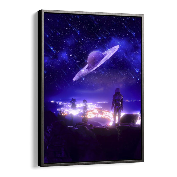 Explore cosmic wonder with NEW TERRITORY, SURREAL ART PRINTS by Ritvik Takkar, featuring stunning outer space visuals.