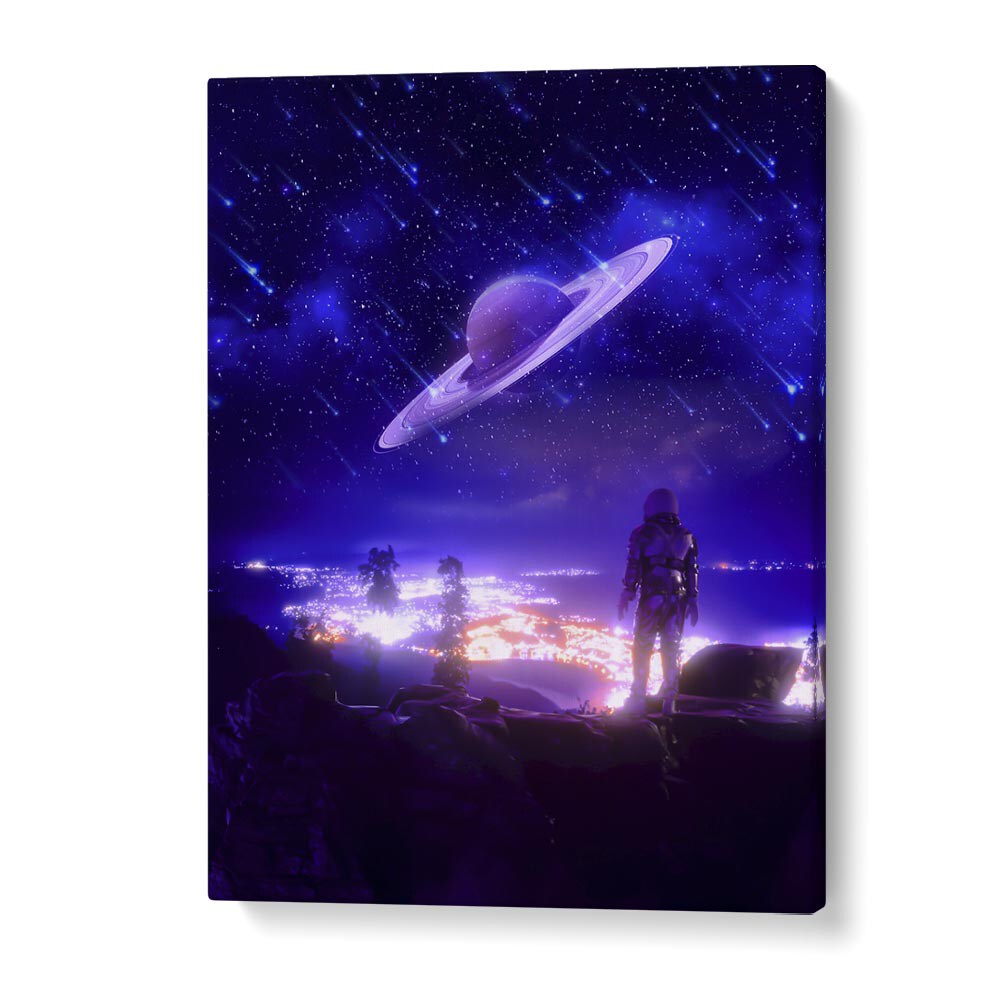 Explore "NEW TERRITORY, SURREAL ART PRINTS" featuring cosmic landscapes by Ritvik Takkar, perfect for your space.