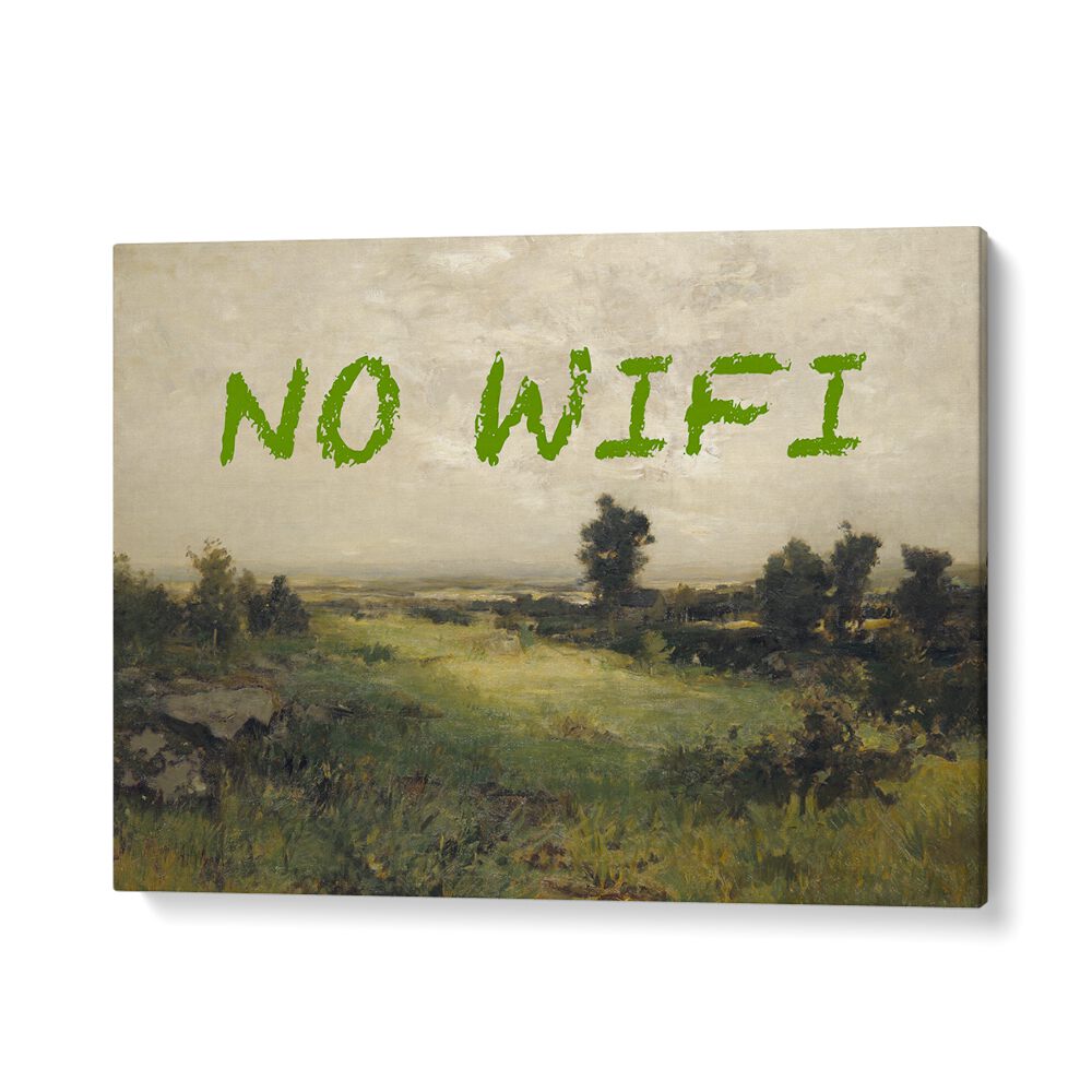 Stylish NO WIFI I, ALTERED ART PRINTS from The Art Concept transform your decor with modern artistic flair.