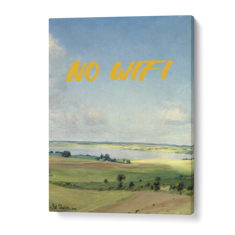 Stunning NO WIFI II, ALTERED ART PRINTS by The Art Concept, blending traditional charm with contemporary flair.